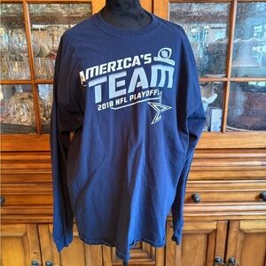 Men's Dallas Cowboys Long-Sleeve 'America's Team' NFL Playoffs Shirt